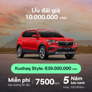 Kushaq - Tặng ngay 10 triệu trong tháng 7 cho khách hàng